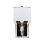 One piece ceramic Sanitary ware Siphonic S trap 300mm soft closing High pressure flush mechanism